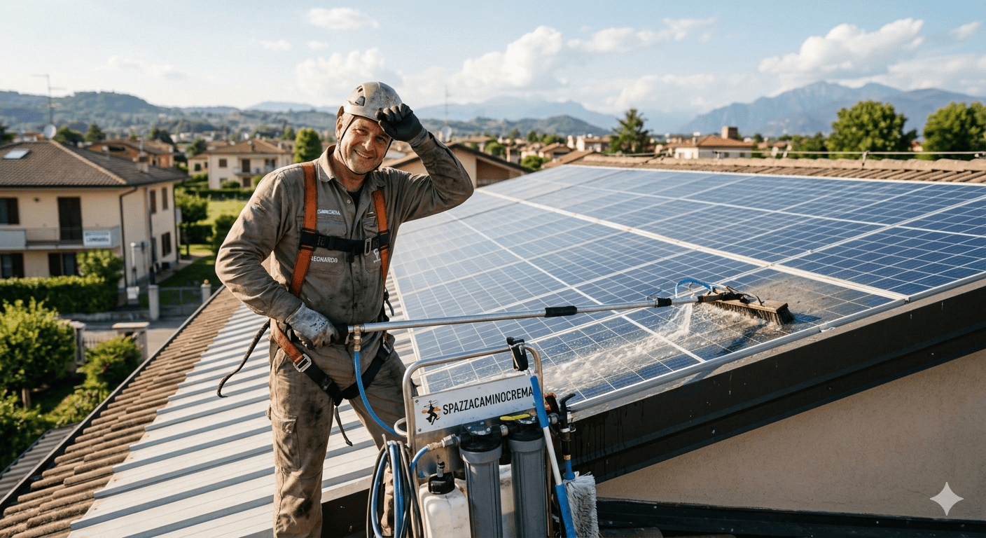 ☀️ Pannelli Fotovoltaici: stai letteralmente "bruciando" i tuoi soldi? pulizia pannelli fotovoltaici
